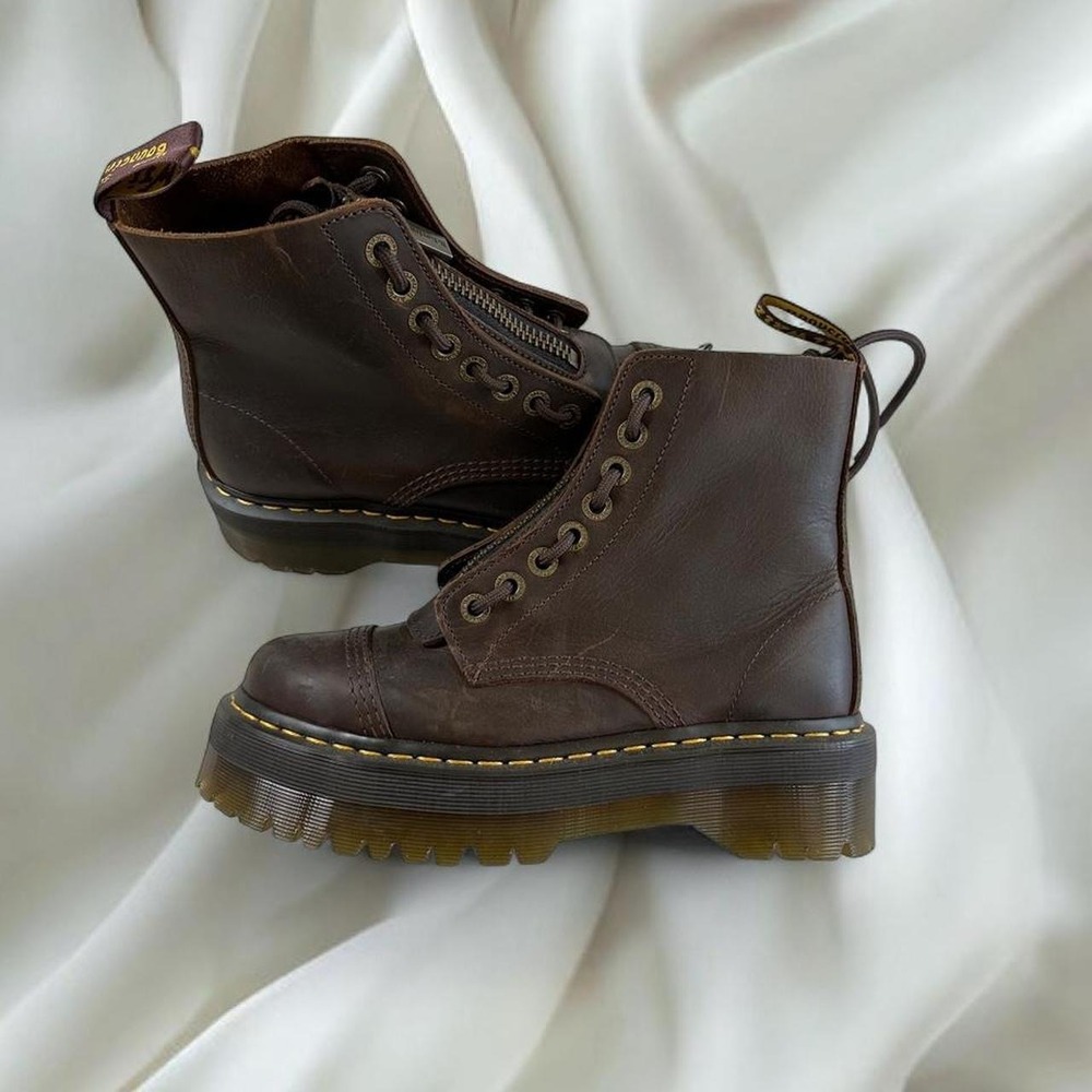 NWOT Dr Marten Sinclair platform boots crazy horse brown leather y2k vintage